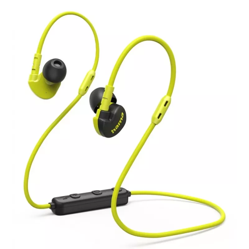 Hama Freedom Athletics III Headset sem fios arco auricular, In-Ear desportivo Bluetooth preto, amarelo