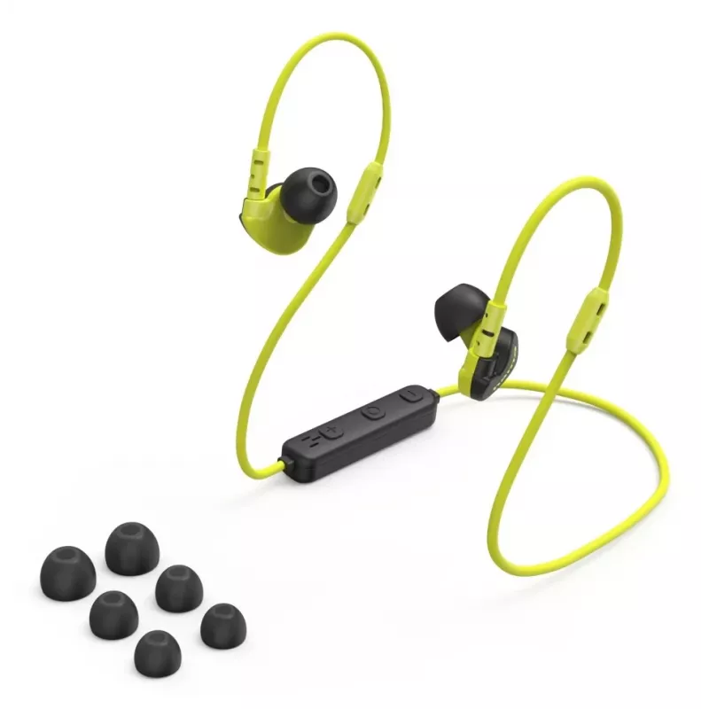 Hama Freedom Athletics III Headset sem fios arco auricular, In-Ear desportivo Bluetooth preto, amarelo