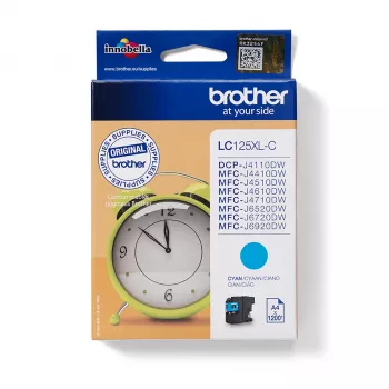Brother LC-125XLC Cartucho de tinta 1 unid. original ciano