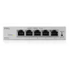 Switch de secretária Gigabit L2 gerido Zyxel GS1200-5V3 — 5 x RJ-45 10/100/1000, comutação 10 Gbps
