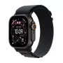 Apple Watch Ultra 3 GPS + Cellular 49mm Caixa de titânio preto com Alpine Loop preto - Small