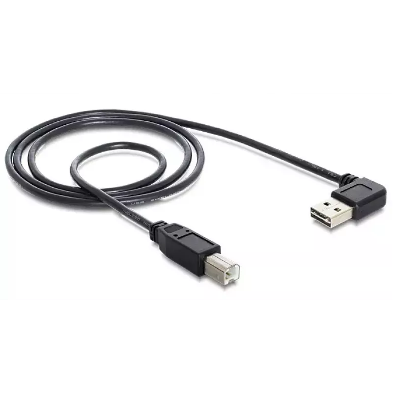 Cabo USB DeLOCK 1 m USB 2.0 A - B macho/macho preto