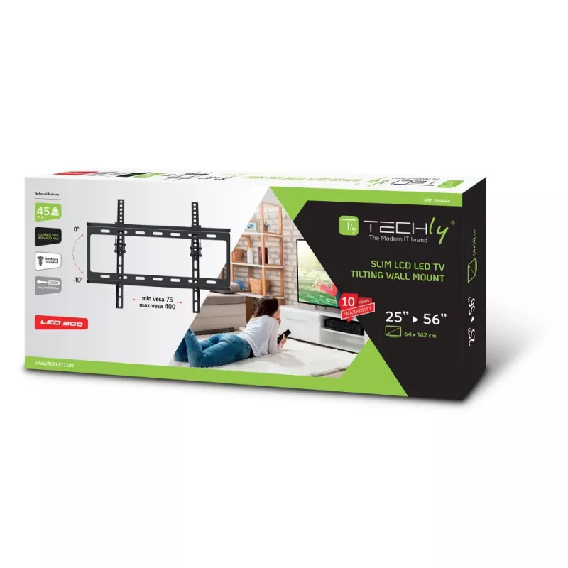 Suporte de TV Techly ICA-PLB 261M 142,2 cm (56 polegadas) preto