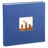 Hama 00001899 Fine Art Jumbo álbum de fotografias, 30x30 cm, 100 páginas brancas, azul