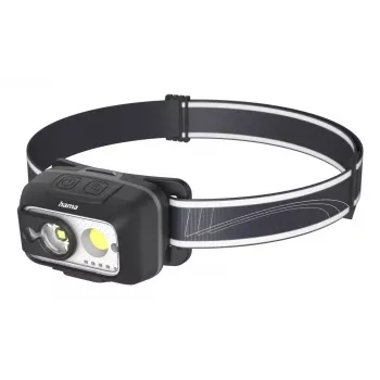 Lanterna de cabeça Hama HL500-C preto, cinzento LED