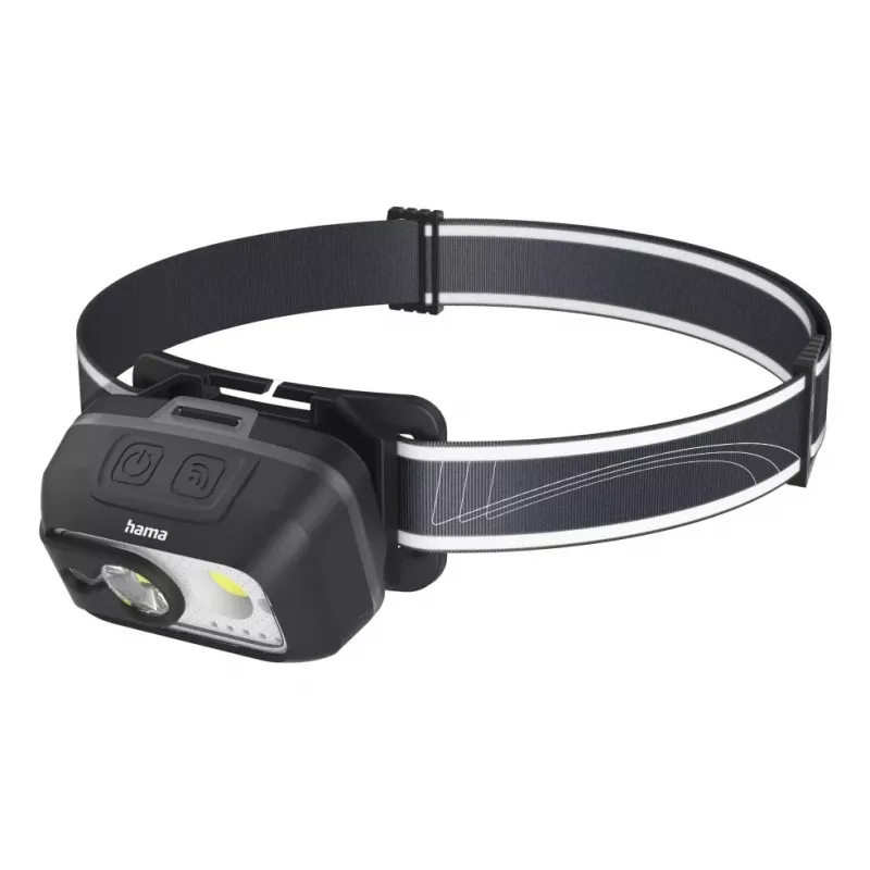 Lanterna de cabeça Hama HL500-C preto, cinzento LED