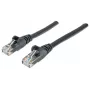 Cabo de rede Patch Intellinet, Cat6, 0,5 m, Preto, CCA, U/UTP, PVC, RJ45, contactos banhados a ouro, proteção anti-dobras sem patilhas, proteção anti-dobras moldada, Garantia vitalícia