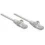 Cabo de rede Patch Intellinet, Cat6, 10 m, Cinzento, CCA, U/UTP, PVC, RJ45, contactos banhados a ouro, proteção das patilhas, proteção da bainha, garantia vitalícia