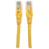 Cabo de rede Patch Intellinet, Cat6, 2 m, Amarelo, CCA, U/UTP, PVC, RJ45, contactos banhados a ouro, proteção das patilhas, bainha anti-dobras, garantia vitalícia