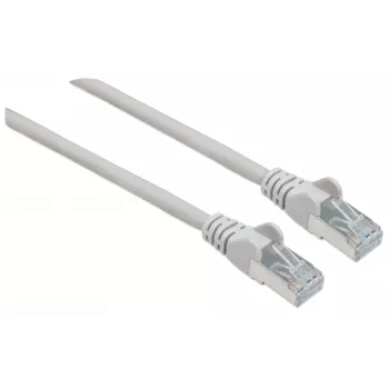 Cabo de rede Patch Intellinet, Cat6, 10 m, Cinzento, Cobre, S/FTP, LSOH / LSZH, PVC, RJ45, contactos banhados a ouro, proteção das patilhas, bainha, garantia vitalícia