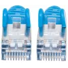 Cabo de rede patch Intellinet, Cat6, 10 m, azul, cobre, S/FTP, LSOH/LSZH, PVC, RJ45, contactos banhados a ouro, proteção contra dobras sem patilha, protegido, garantia vitalícia