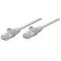 Cabo de rede patch Intellinet, Cat6, 1,5 m, cinzento, cobre, S/FTP, LSOH/LSZH, PVC, RJ45, contactos banhados a ouro, ficha sem patilha, bainha de proteção contra dobras, garantia vitalícia