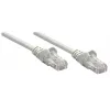 Cabo de rede patch Intellinet, Cat6, 1,5 m, cinzento, cobre, S/FTP, LSOH/LSZH, PVC, RJ45, contactos banhados a ouro, ficha sem patilha, bainha de proteção contra dobras, garantia vitalícia