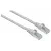 Cabo de rede patch Intellinet, Cat6A, 3 m, cinzento, cobre, S/FTP, LSOH / LSZH, PVC, RJ45, contactos banhados a ouro, proteção contra dobras sem patilha, protegido, garantia vitalícia