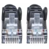 Cabo de rede patch Intellinet, Cat6A, 5 m, preto, cobre, S/FTP, LSOH / LSZH, PVC, RJ45, contactos banhados a ouro, snagless, bainha de proteção contra dobras, garantia vitalícia