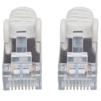 Cabo de rede patch Intellinet, cabo Cat7/ficha Cat6A, 7,5 m, cinzento, cobre, S/FTP, LSOH/LSZH, PVC, RJ45, contactos banhados a ouro, sem patilha, com bainha, garantia vitalícia