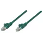 Cabo de rede patch Intellinet, Cat6A, 0,25 m, verde, cobre, S/FTP, LSOH / LSZH, PVC, RJ45, contactos banhados a ouro, sem patilha, proteção anti-dobra, garantia vitalícia