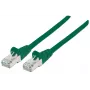 Cabo de rede patch Intellinet, Cat6A, 0,5 m, verde, cobre, S/FTP, LSOH / LSZH, PVC, RJ45, contactos banhados a ouro, sem patilha, moldado, garantia vitalícia