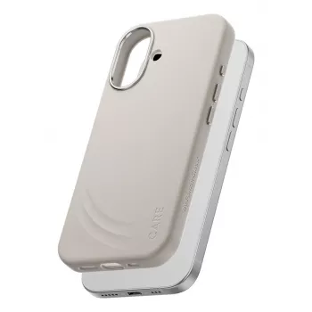 Capa PanzerGlass CARE by ® Feature FLOW Case Vanilla com MagSafe iPhone 17