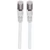 Cabo de rede patch Intellinet, cabo Cat7/ficha Cat6A, 3 m, branco, cobre, S/FTP, LSOH/LSZH, PVC, RJ45, contactos banhados a ouro, sem patilha, proteção anti-dobra, garantia vitalícia