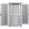Armário de servidor Intellinet 19 polegadas – autónomo, 42U, 600 x 1000 mm (L x P), cinzento, montado, máx. 1500 kg, fecho de porta multiponto, um fecho por painel lateral, profundidade útil 123 a 773 mm, IP20, rack, aço