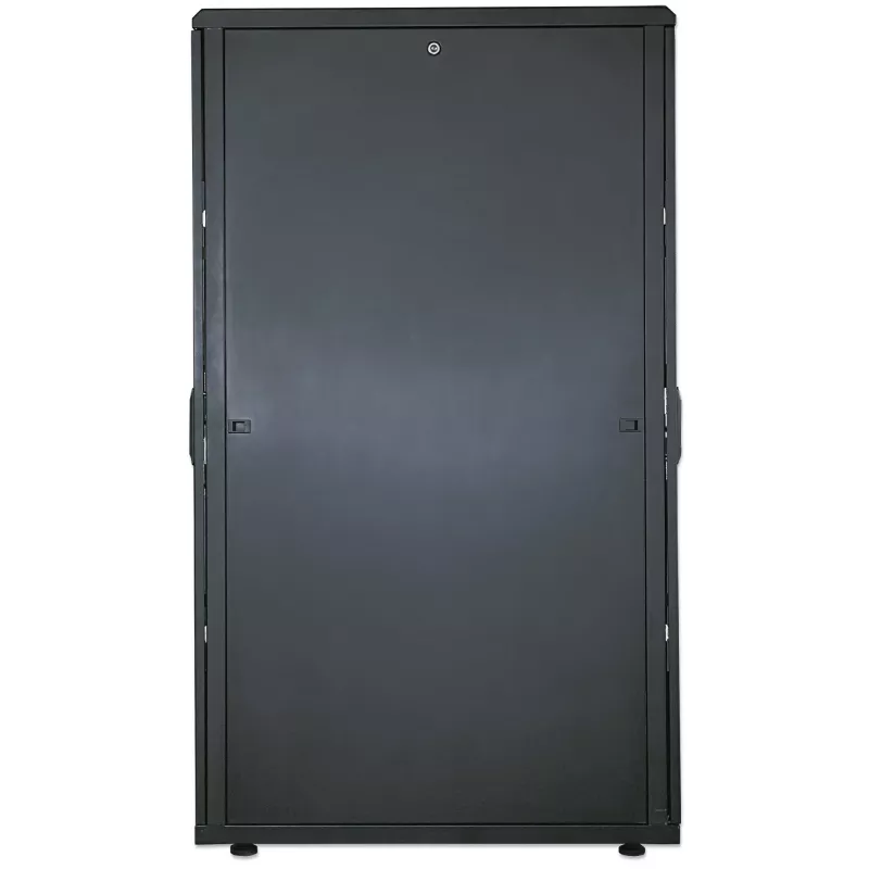 Armário de servidor Intellinet 19 polegadas – autónomo, 42HE, 600x1000mm (largura x profundidade), preto, Flatpack, máx. 1500kg, fechadura de porta multiponto, uma fechadura por painel lateral, profundidade útil 123 a 773mm, IP20, rack, aço