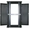 Armário de servidor Intellinet 19 polegadas – autónomo, 42HE, 600x1000mm (largura x profundidade), preto, Flatpack, máx. 1500kg, fechadura de porta multiponto, uma fechadura por painel lateral, profundidade útil 123 a 773mm, IP20, rack, aço