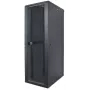 Armário de rede Intellinet 19 polegadas – autónomo, 42HE, 800x800mm (largura x profundidade), preto, Flatpack, máx. 1500kg, fechadura de porta multiponto, uma fechadura por painel lateral, profundidade útil 123 a 573mm, IP20, rack, aço