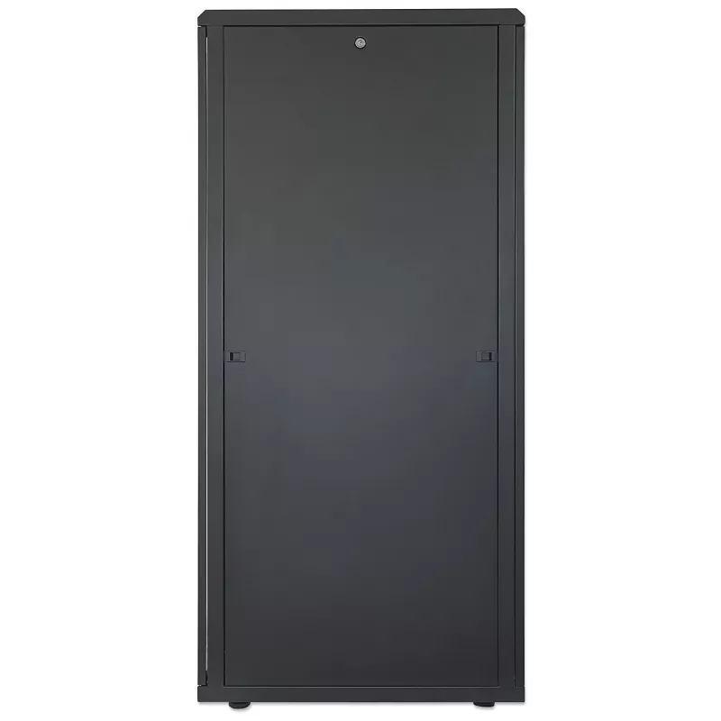 Armário de rede Intellinet 19 polegadas – autónomo, 42HE, 800x800mm (largura x profundidade), preto, Flatpack, máx. 1500kg, fechadura de porta multiponto, uma fechadura por painel lateral, profundidade útil 123 a 573mm, IP20, rack, aço