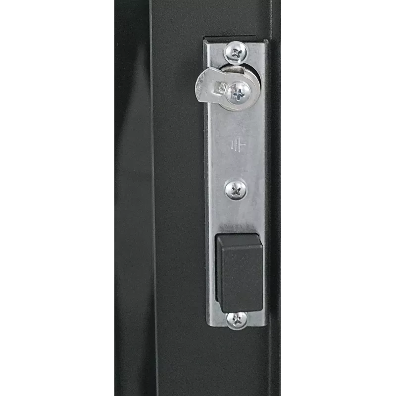 Armário de rede Intellinet 19 polegadas – autónomo, 42HE, 800x800mm (largura x profundidade), preto, Flatpack, máx. 1500kg, fechadura de porta multiponto, uma fechadura por painel lateral, profundidade útil 123 a 573mm, IP20, rack, aço
