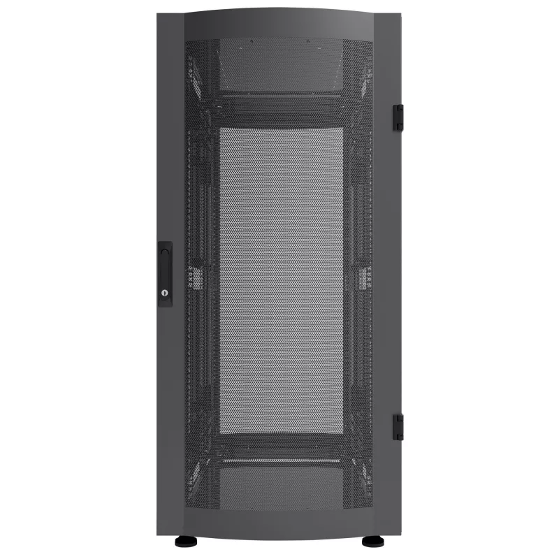 Intellinet 713696 armário de servidor de 19 polegadas, de pavimento, 36U, 600x1200 mm (L x P), altura 1728 mm, até 1500 kg, com fechadura, pés ajustáveis, IP20, flatpack, preto RAL 9005