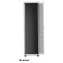 Intellinet 715478 Basic armário de rede de 19 polegadas, de pavimento, 42U, 600x1000 mm (L x P), altura 2033 mm, até 600 kg, com fechadura, pés ajustáveis, flatpack, cinzento RAL 7035