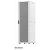 Intellinet 715478 Basic armário de rede de 19 polegadas, de pavimento, 42U, 600x1000 mm (L x P), altura 2033 mm, até 600 kg, com fechadura, pés ajustáveis, flatpack, cinzento RAL 7035