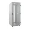 Armário de servidor Intellinet 19 polegadas – autónomo (Premium), 26U, 600 x 1000 mm (L x P), cinzento, montado, máx. 2000 kg, fecho de porta multiponto, painéis laterais divididos (dois fechos por lado), profundidade útil 129 a 829 mm, IP20, rack, alumínio