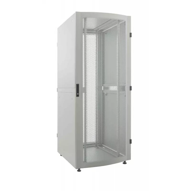 Armário de servidor Intellinet 19 polegadas – autónomo (Premium), 26U, 600 x 1000 mm (L x P), cinzento, montado, máx. 2000 kg, fecho de porta multiponto, painéis laterais divididos (dois fechos por lado), profundidade útil 129 a 829 mm, IP20, rack, alumínio