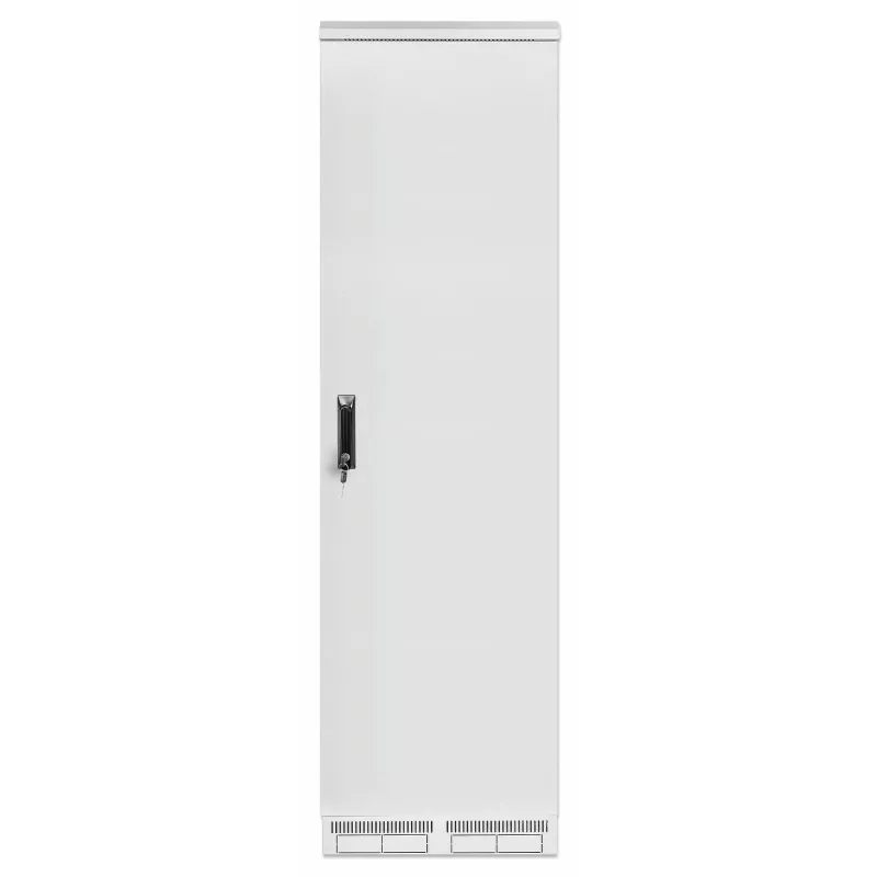 Intellinet 716147 IP55 armário de rede de 19 polegadas, 42U, 800 mm (31,5 polegadas) de profundidade, até 1000 kg, com fechadura, cinzento