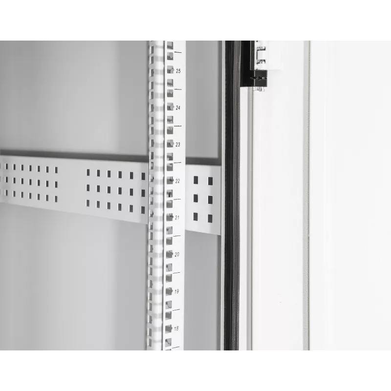 Intellinet 716147 IP55 armário de rede de 19 polegadas, 42U, 800 mm (31,5 polegadas) de profundidade, até 1000 kg, com fechadura, cinzento