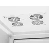 Intellinet 716147 IP55 armário de rede de 19 polegadas, 42U, 800 mm (31,5 polegadas) de profundidade, até 1000 kg, com fechadura, cinzento