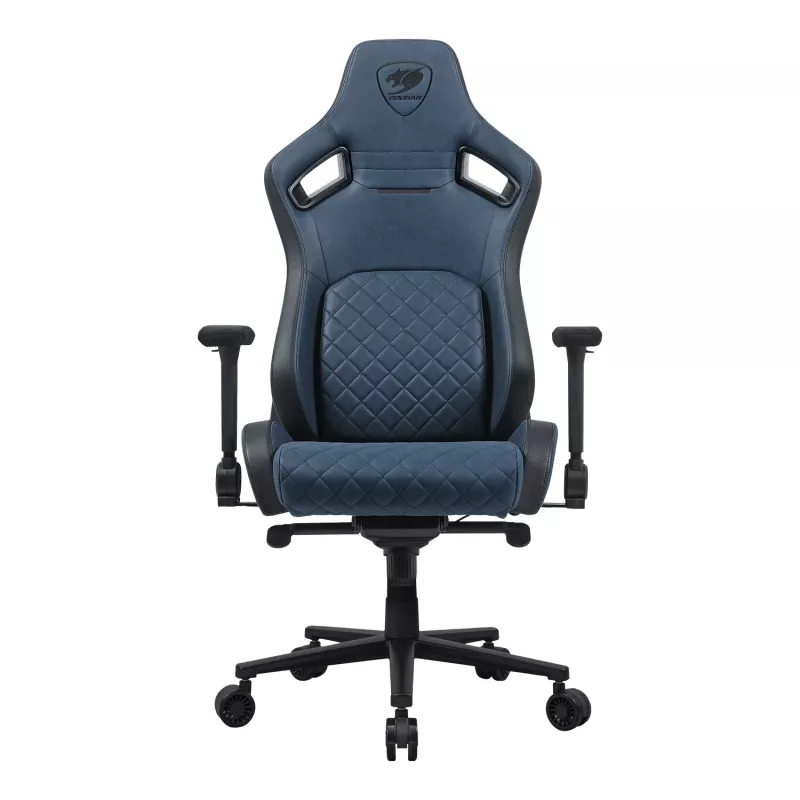 Cadeira de gaming universal Cougar CGR-DSF-BUB — assento acolchoado, carga máx. 150 kg, B760 x T690 x H1295 mm, navy