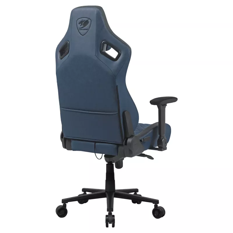 Cadeira de gaming universal Cougar CGR-DSF-BUB — assento acolchoado, carga máx. 150 kg, B760 x T690 x H1295 mm, navy