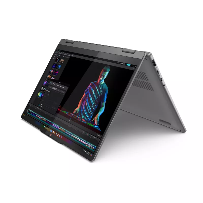 Lenovo IdeaPad 5 2-in-1 14Q8X9 Copilot+ PC Snapdragon X1-26-100 híbrido (2-in-1) 35,6 cm (14 polegadas) ecrã tátil WUXGA 16 GB LPDDR5x-SDRAM 1 TB SSD Wi-Fi 7 (802.11be) Windows 11 Home alemão cinzento