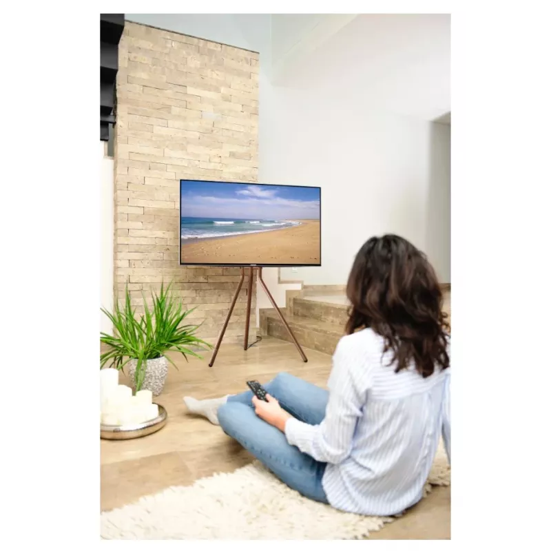 Hama Easel Design 190,5 cm (75 polegadas) preto, nogueira