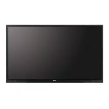 Ecrã de sinalização digital Sharp PN-LC862 2,18 m (86 polegadas) LCD Wi-Fi 450 cd/m² 4K Ultra HD preto ecrã tátil processador integrado Android 11 16/7