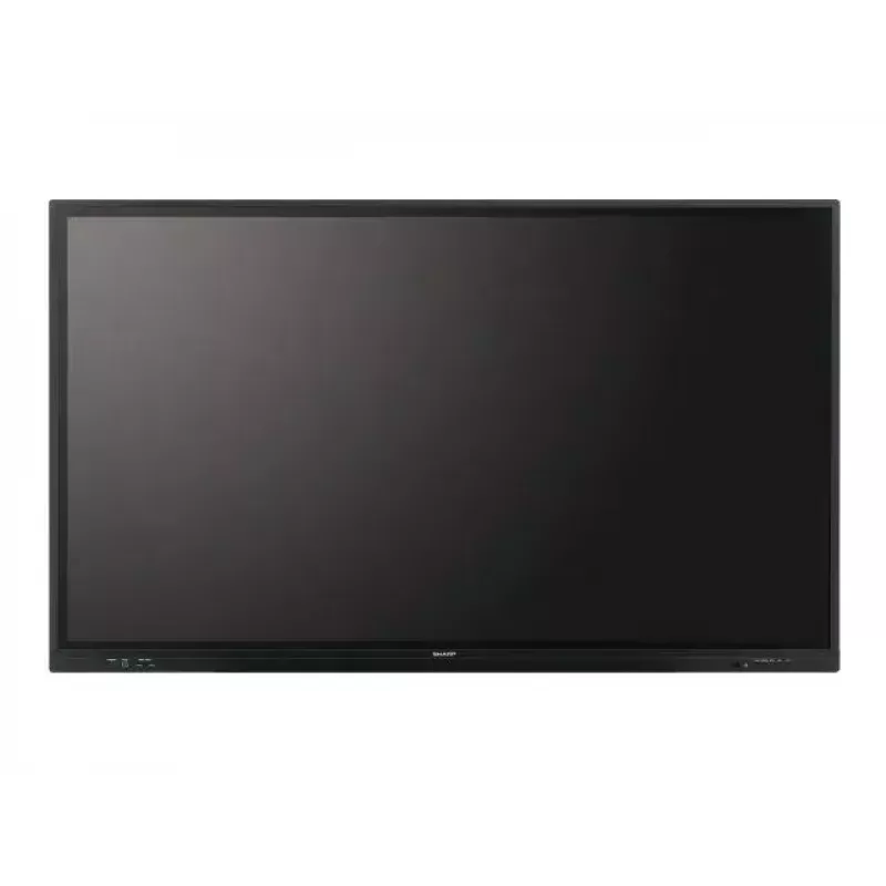 Ecrã de sinalização digital Sharp PN-LC862 2,18 m (86 polegadas) LCD Wi-Fi 450 cd/m² 4K Ultra HD preto ecrã tátil processador integrado Android 11 16/7