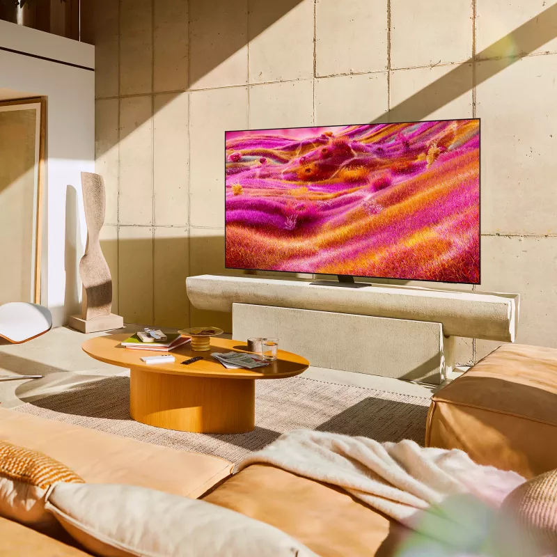 Smart TV Samsung QE43QN90FAT 43 polegadas (109,2 cm) Neo QLED 4K Ultra HD, Wi‑Fi, DVB-T2/C/S2, preto