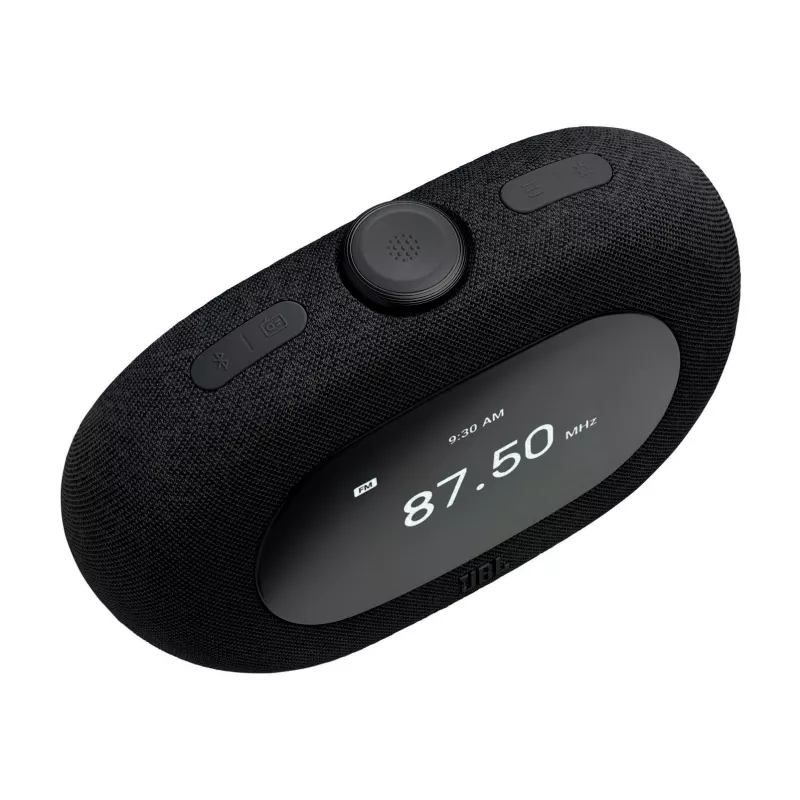 Rádio-relógio JBL HORIZON 3 — DAB/DAB+/FM, 5W RMS, 65–20000 Hz, Visor LCD, Botão rotativo, preto