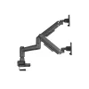 Equip Suporte de mesa para monitor duplo heavy-duty de 17 a 35 polegadas, Preto