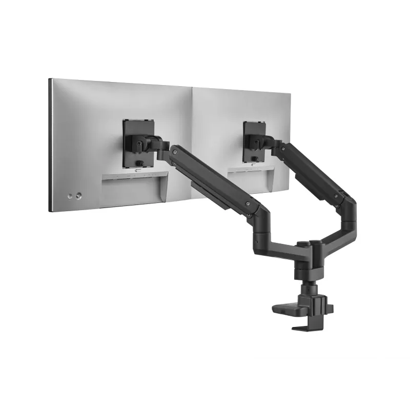 Equip Suporte de mesa para monitor duplo heavy-duty de 17 a 35 polegadas, Preto