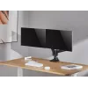 Equip Suporte de mesa para monitor duplo heavy-duty de 17 a 35 polegadas, Preto