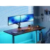 Equip Suporte de mesa para monitor duplo heavy-duty de 17 a 35 polegadas, Preto